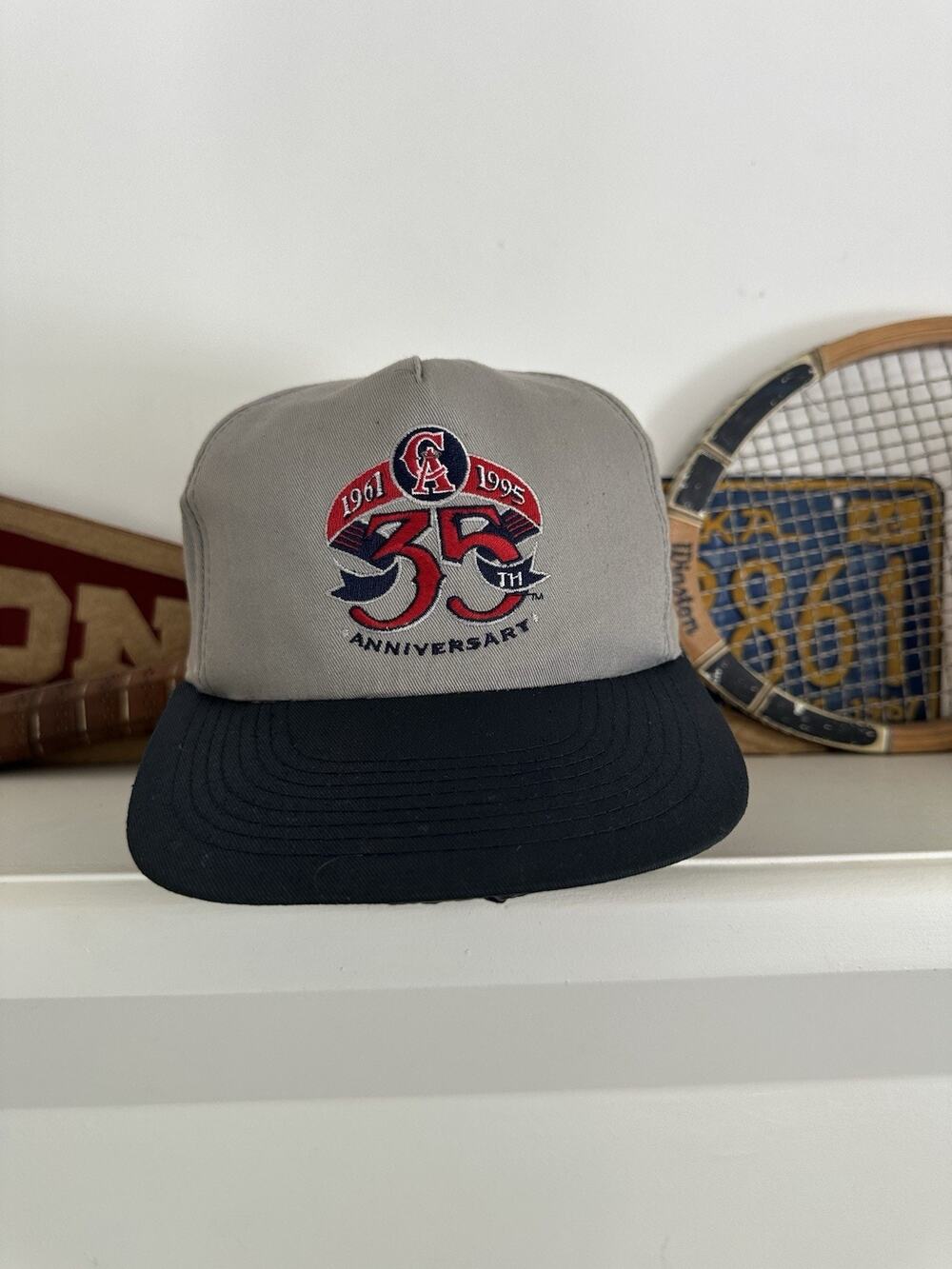 Vintage Los Angeles Angels of Anaheim 35th Anniversary Snapback Hat